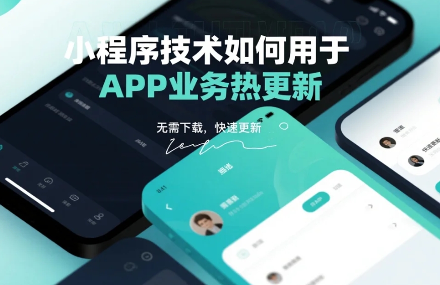 小程序技術如何用于APP業務熱更新?